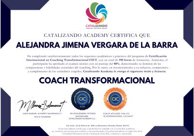 Certificado CICT – ALEJANDRA VERGARA